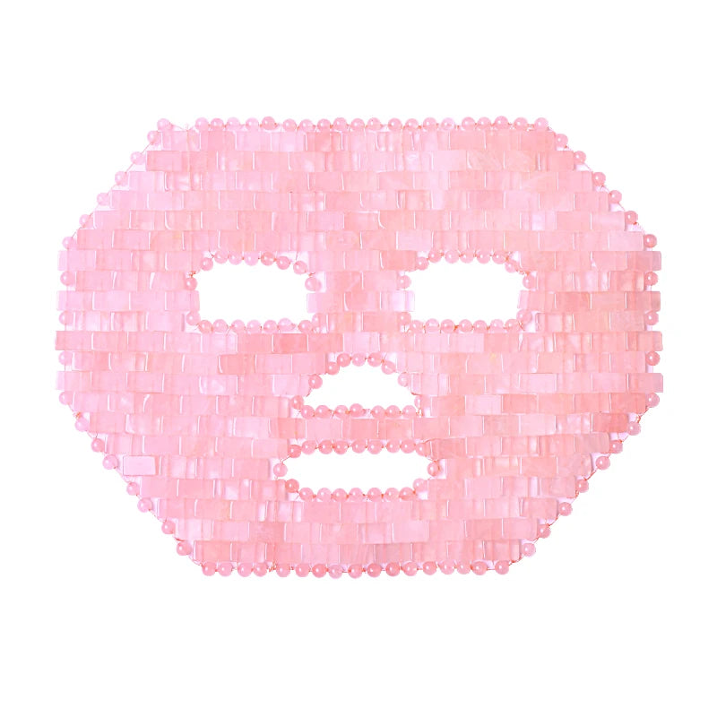 Jade Full Face Mask Massager Stone Sleep Mask Face Massager