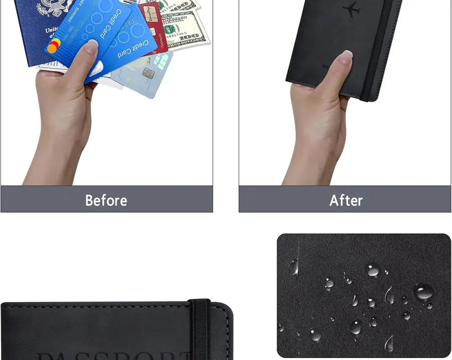 Étui de Voyage Multifonction Doté de la Technologie RFID pour Sécuriser vos Documents
