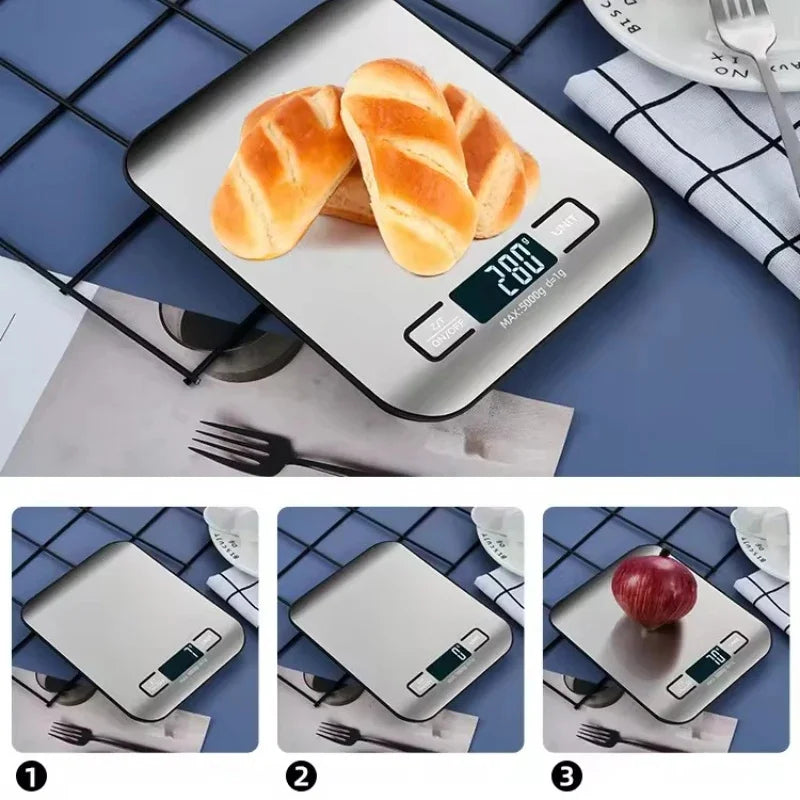 Balance de Cuisine Numérique LED – 5 kg / 1 g