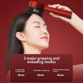 Peigne de Massage Électrique à Vibrations – Thérapie Lumière Rouge & Croissance des Cheveux - USB Inclus