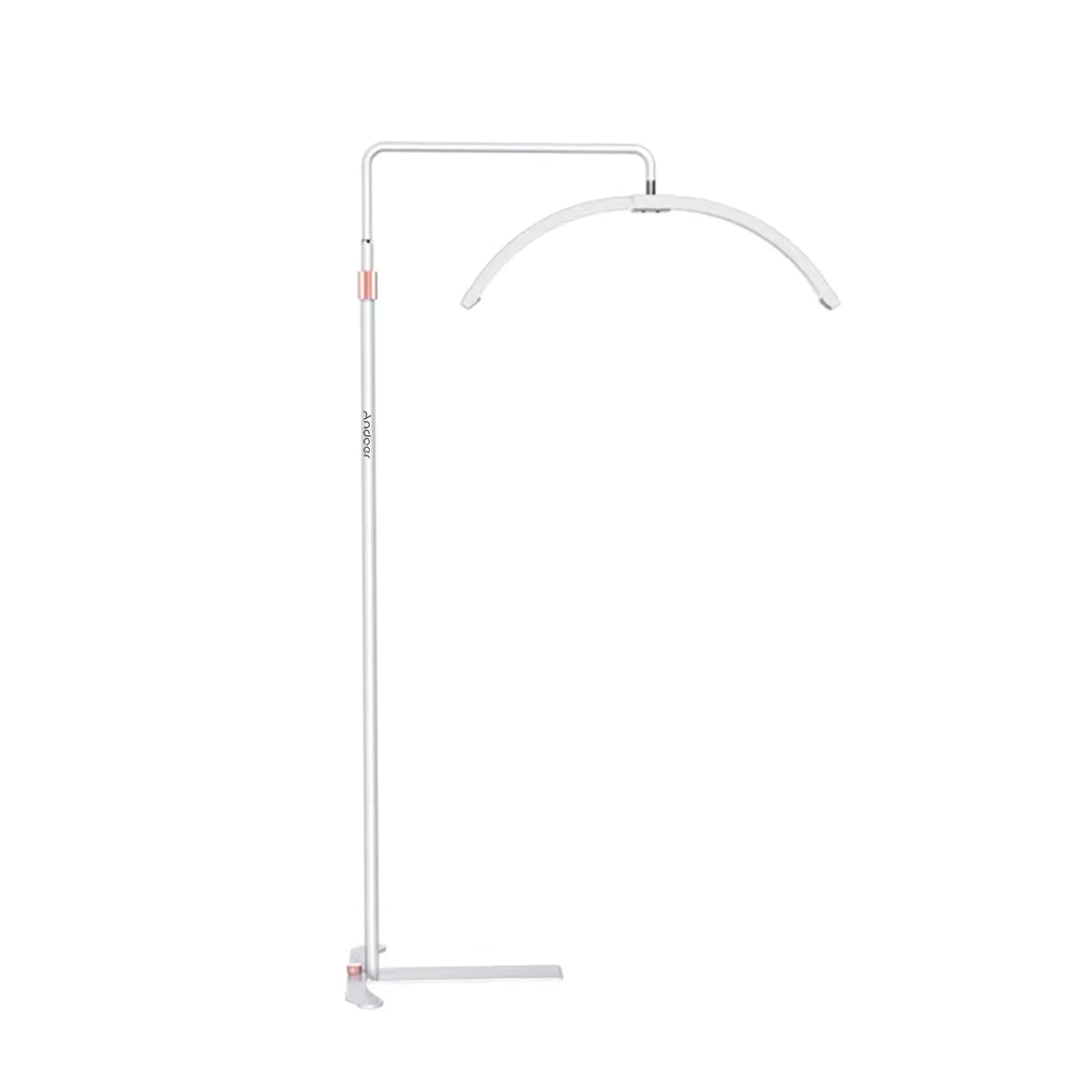 Lumière LED sur pied 20 W en forme de demi-lune, éclairage d'appoint réglable