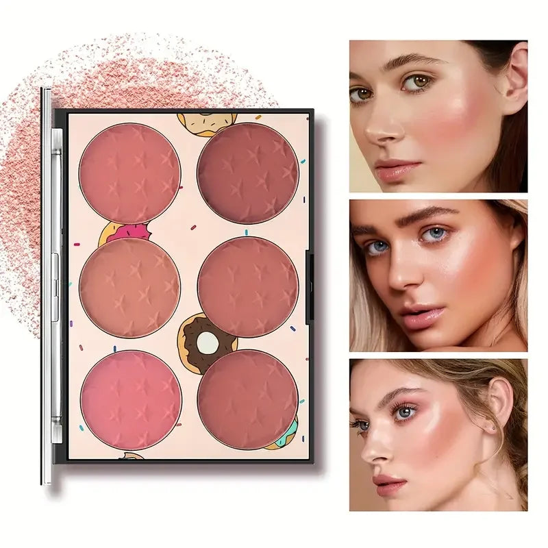 Palette de Blush – Effet Mat Naturel & Longue Tenue