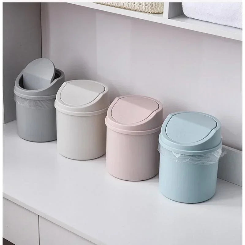Mini Poubelle de Bureau avec Couvercle – Compacte et Pratique