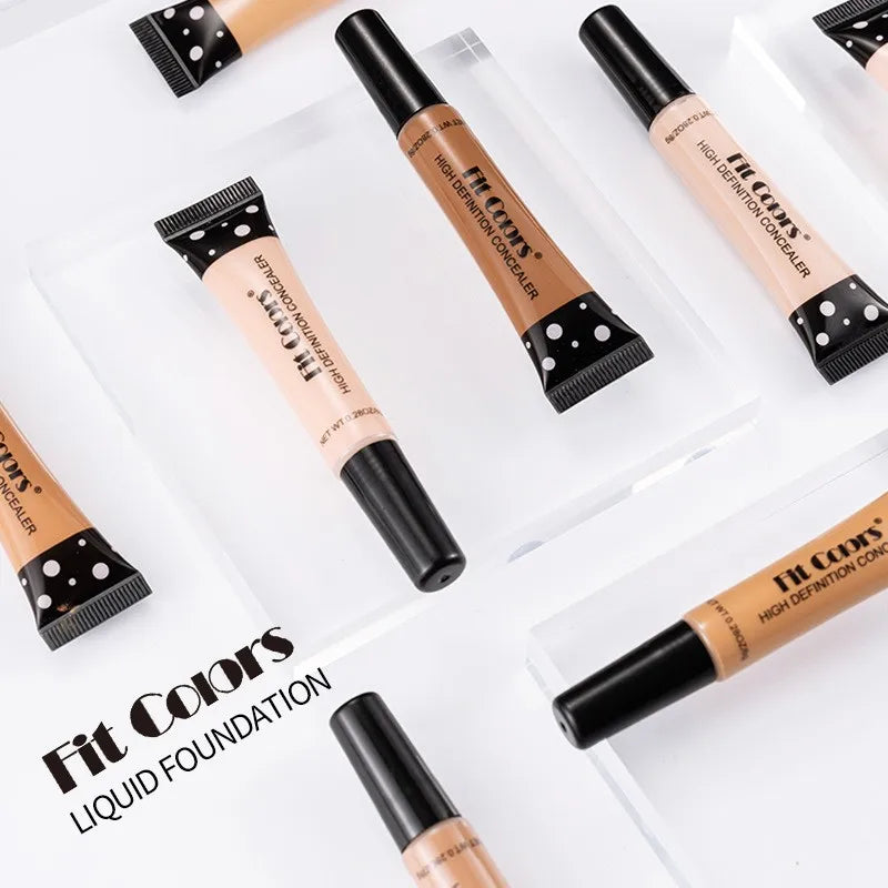 Correcteur plusieurs Choix de Teinte – Fond de Teint Liquide Nourrissant & Hydratant, Couvrance Cernes & Imperfections