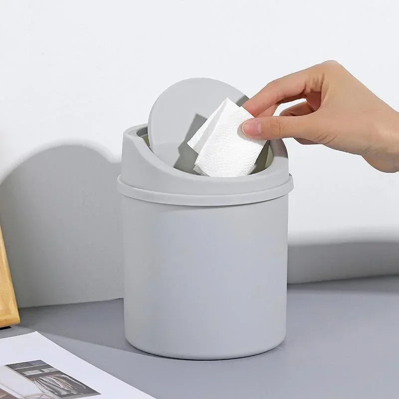Mini Poubelle de Bureau avec Couvercle – Compacte et Pratique