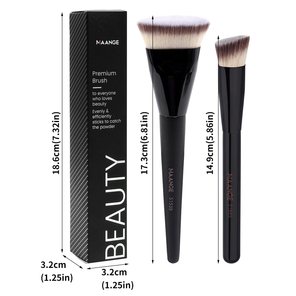Set de 2 Pinceaux de Maquillage Impeccables