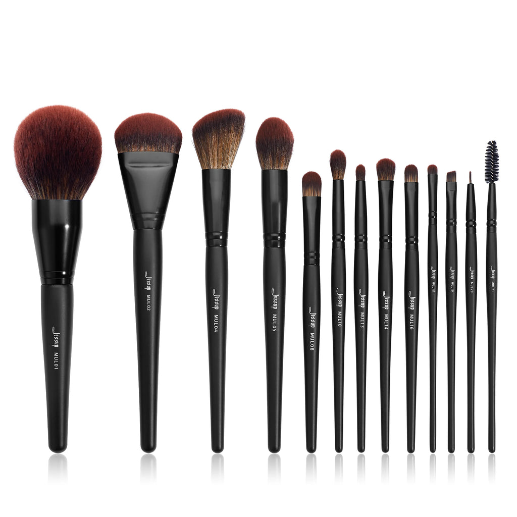 Pinceau de Maquillage Professionnel, Jessup Set,10-14pcs