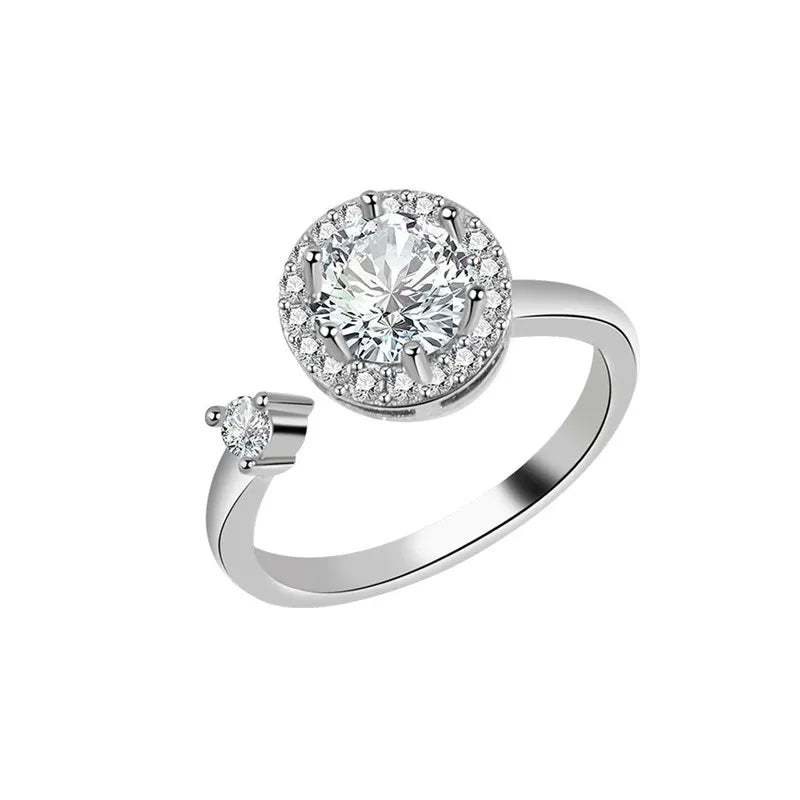 Bague Rotative Anti-Stress pour Femme, Multichoix, Bijoux Élégant