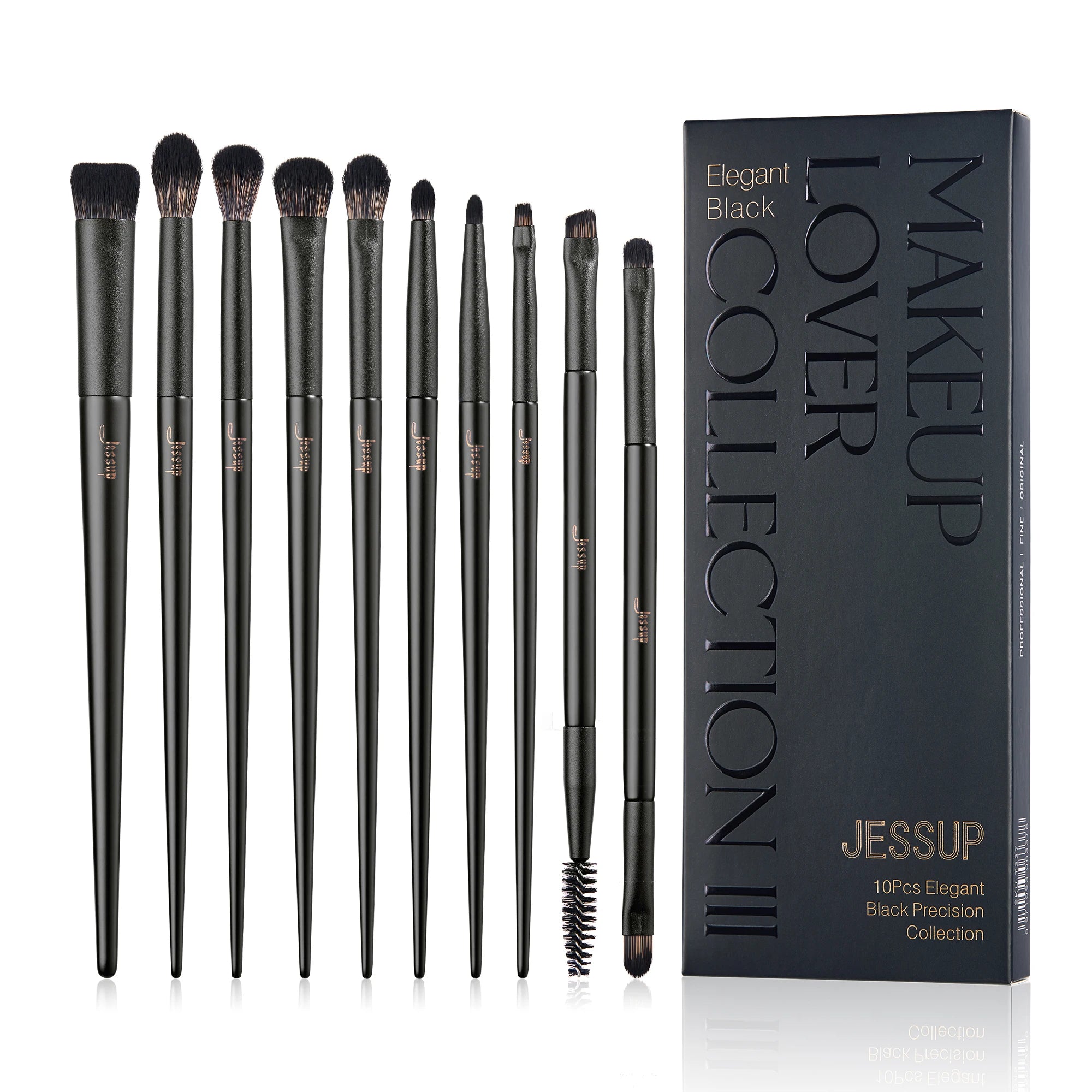 Pinceau de Maquillage Professionnel, Jessup Set,10-14pcs