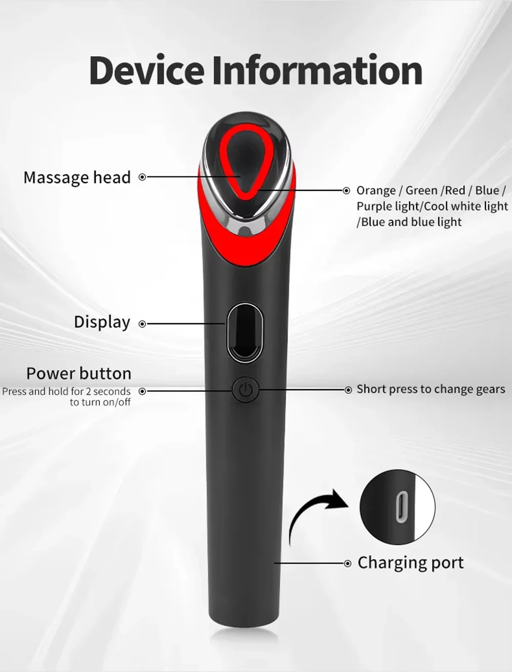 Masseur Facial à Microcourant EMS – Age-R Booster Pro, Skin Care & Rajeunissement