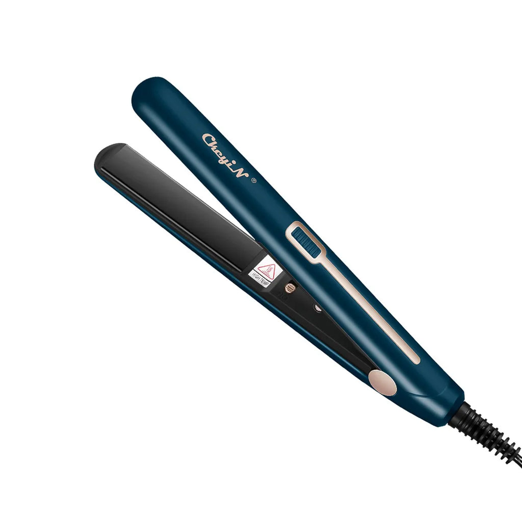 Mini Fer à Lisser & Bigoudi 2-en-1 – Portable, Température Constante 180°C, Double Tension