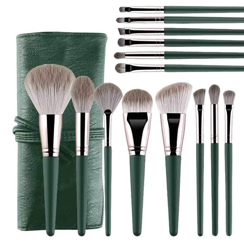 Kit de 14 Pinceaux De Maquillage pour Débutant et Professionnel