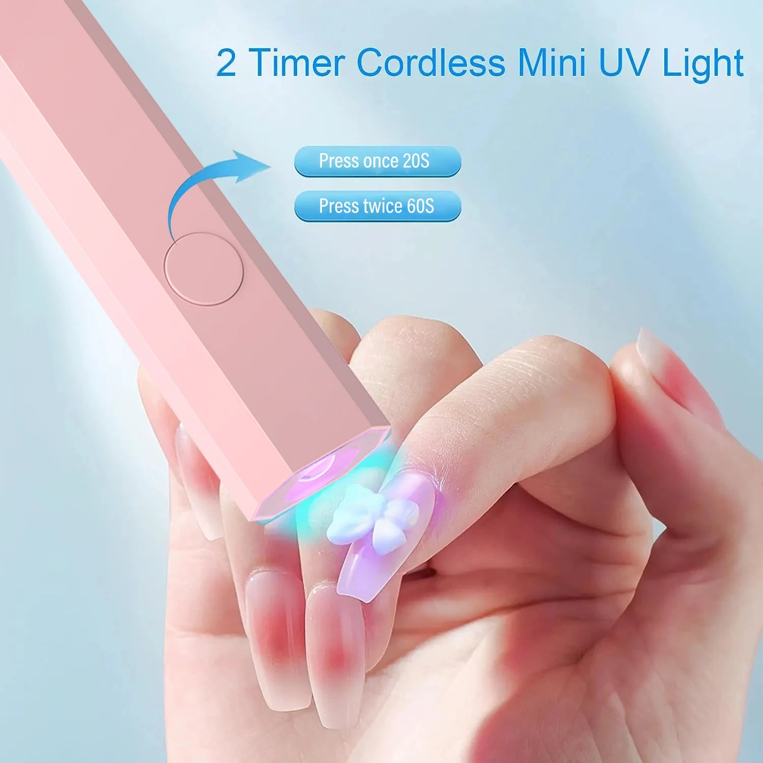 Lampe Sèche-Ongles UV/LED Portable Rechargeable par USB
