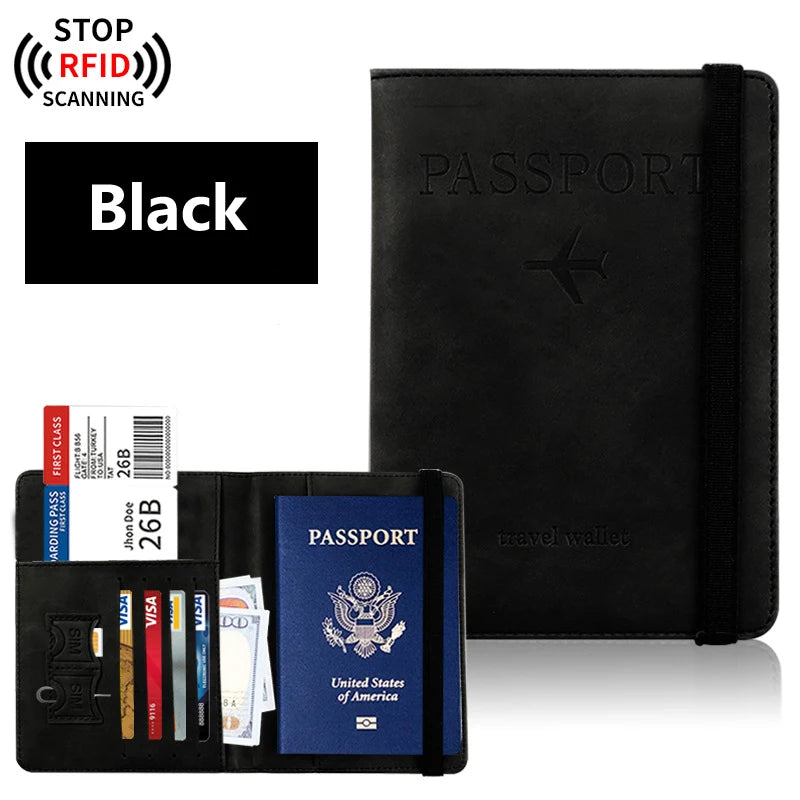 Étui de Voyage Multifonction Doté de la Technologie RFID pour Sécuriser vos Documents