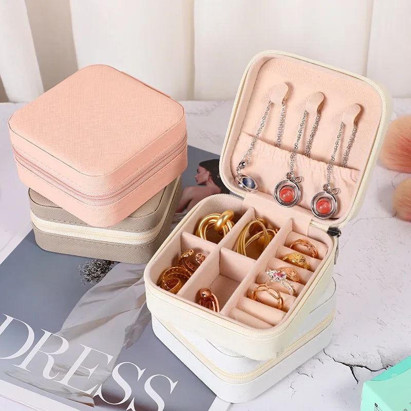 Mini Boîte de Rangement de Bijoux Portable – Voyage & Quotidien