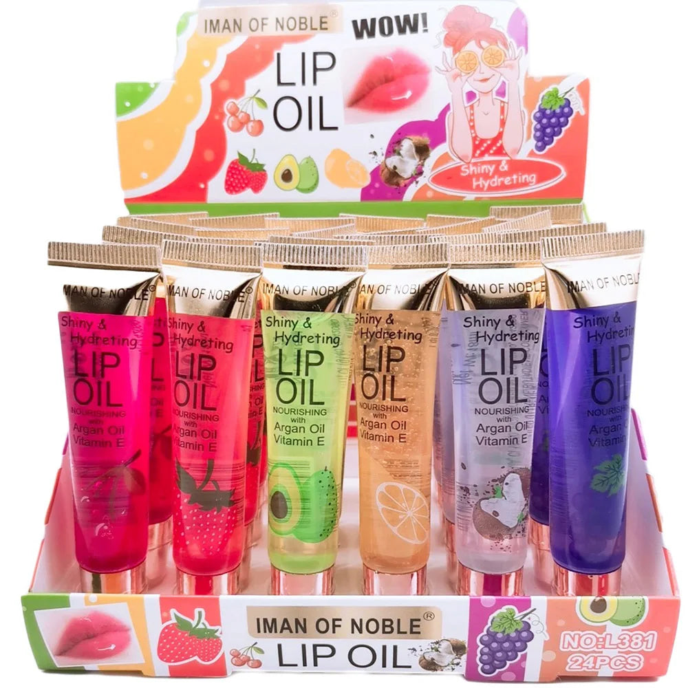 Glory Gloss– Set de 6 Gloss à Lèvres Fruités Hydratants