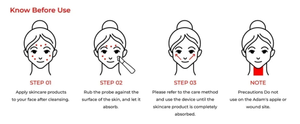 Masseur Facial à Microcourant EMS – Age-R Booster Pro, Skin Care & Rajeunissement