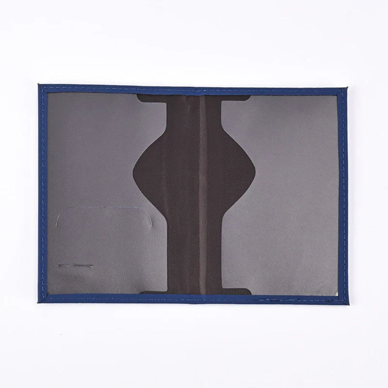 Housse de Protection pour Passeport en Cuir PU – Accessoire de Voyage Unisexe