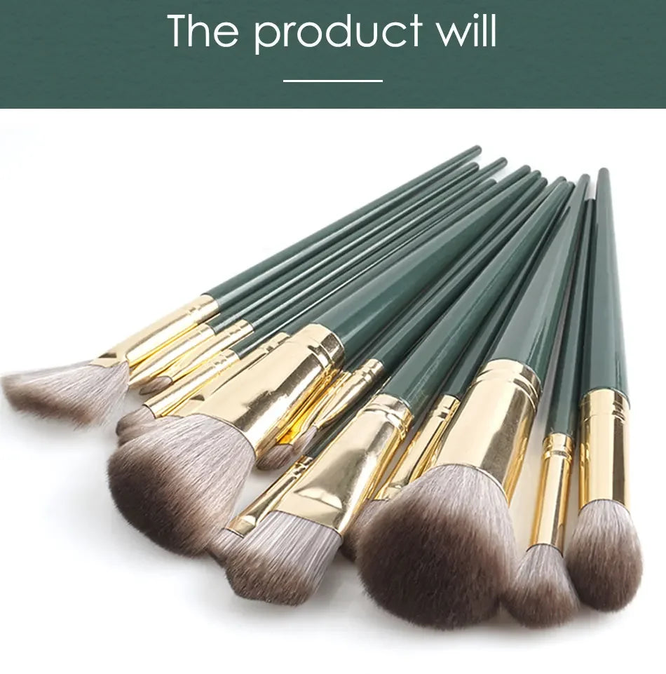 Kit de 14 Pinceaux De Maquillage pour Débutant et Professionnel