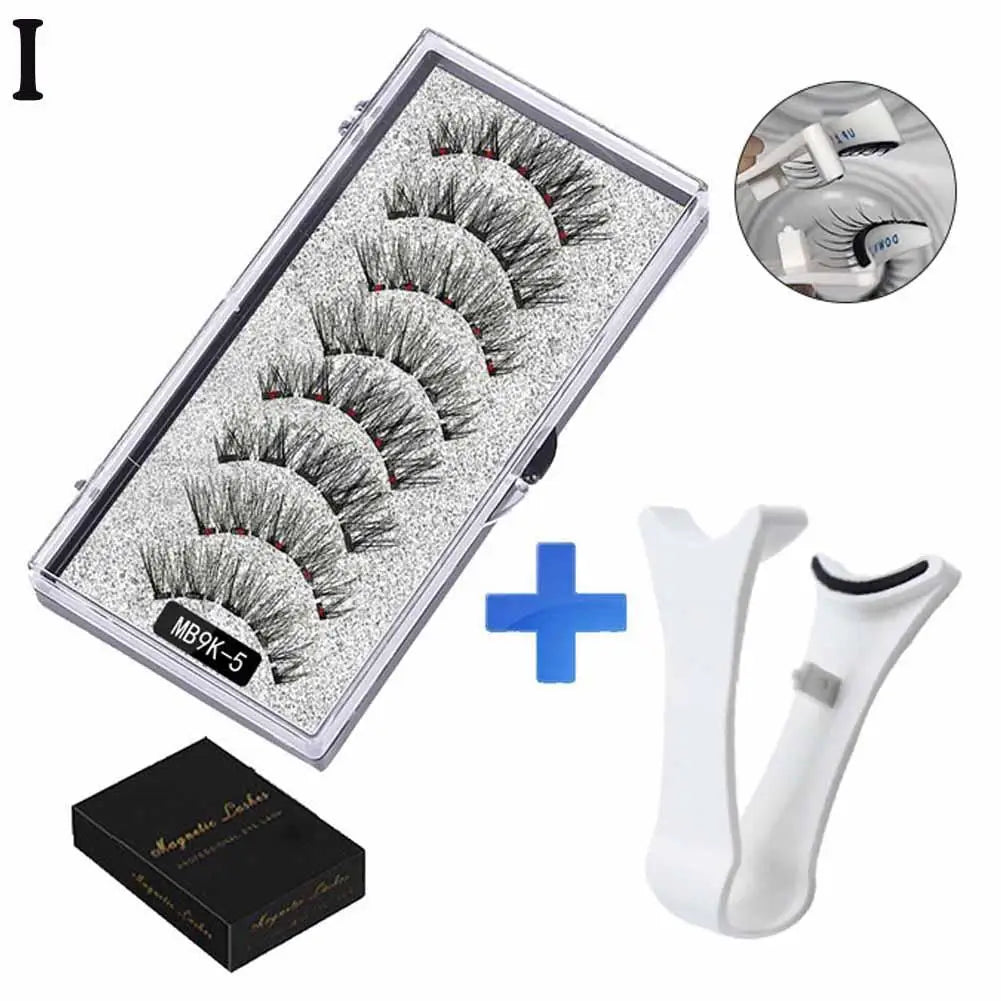 Kit de Cils Magnétiques Naturels 3D Réutilisables