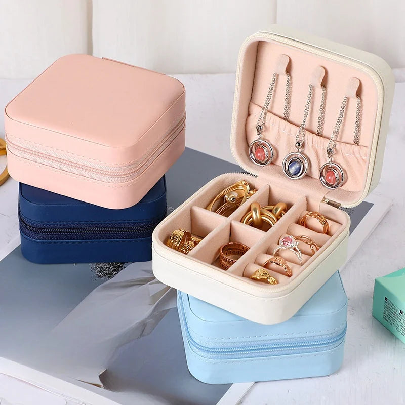 Mini Boîte de Rangement de Bijoux Portable – Voyage & Quotidien