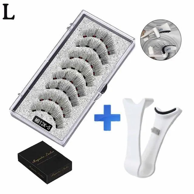 Kit de Cils Magnétiques Naturels 3D Réutilisables
