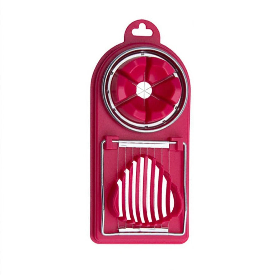 Coupe-Œufs Multifonction 2 en 1 en Polypropylène – Trancheuse à Fil d’Acier Inoxydable, Accessoire de Cuisine Pratique