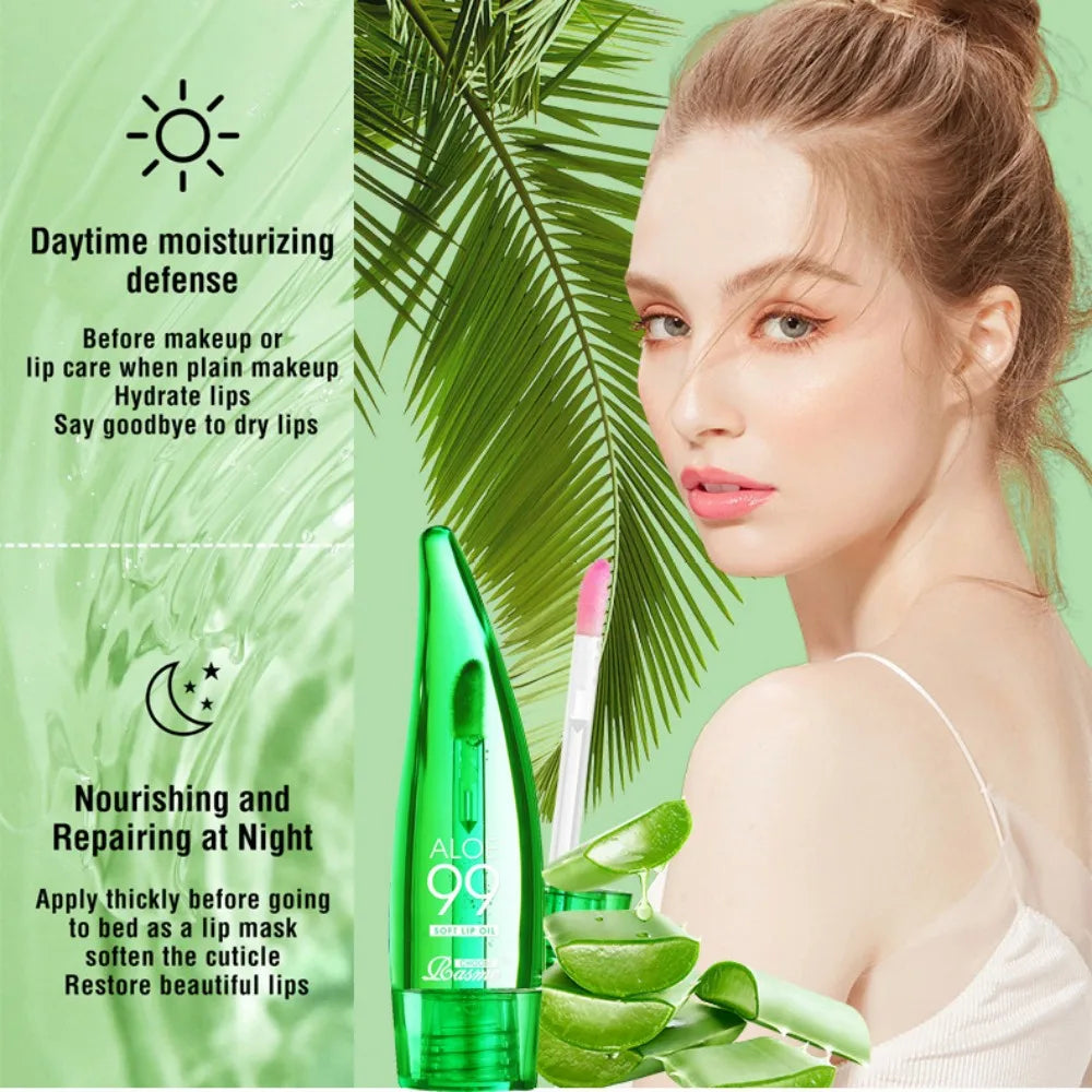 Baume à Lèvres à l’Aloe Vera 99% – Hydratant, Anti-Sécheresse & Longue Durée