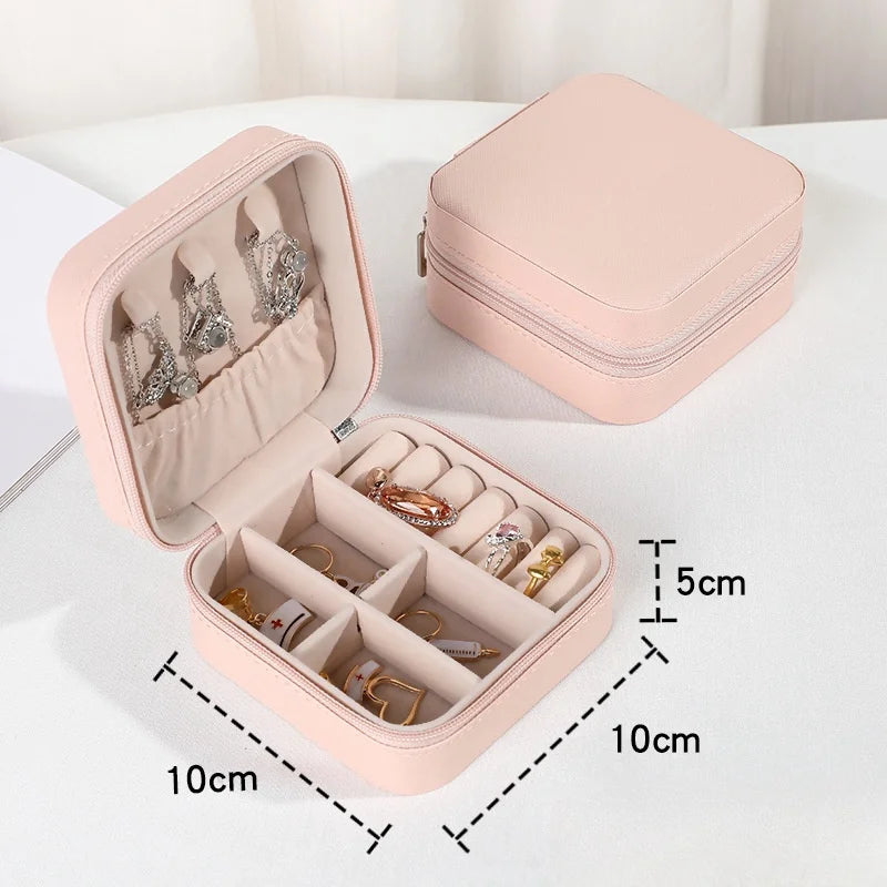 Mini Boîte de Rangement de Bijoux Portable – Voyage & Quotidien