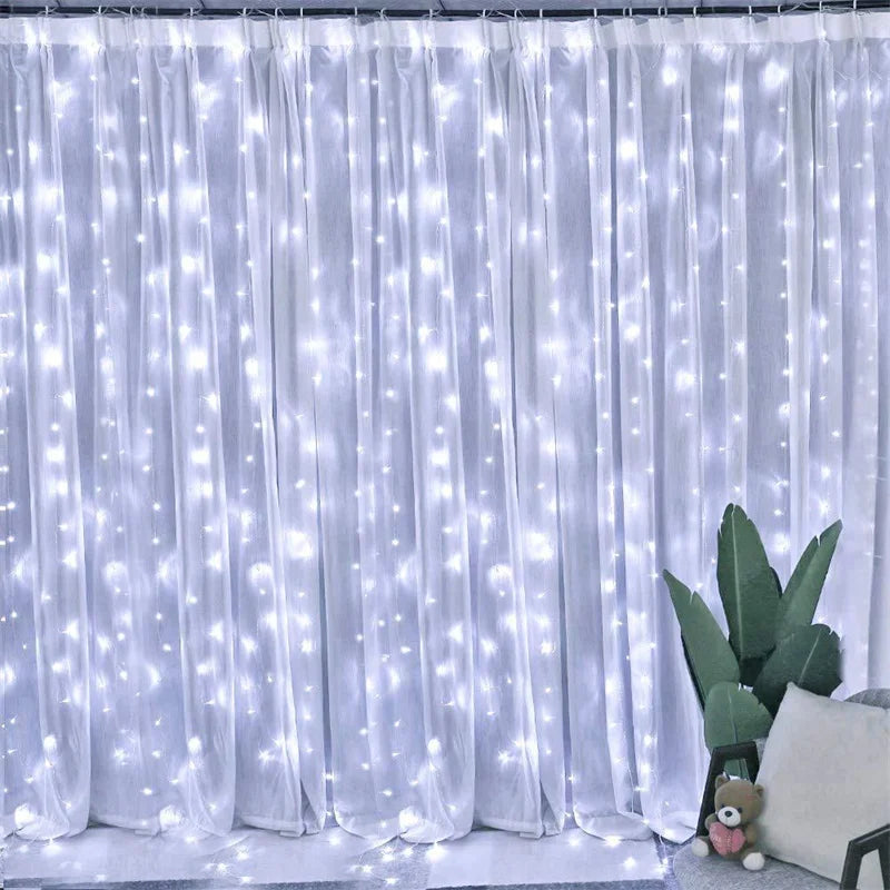 Rideau Lumineux LED à Fil de Cuivre – 8 Modes avec Télécommande USB