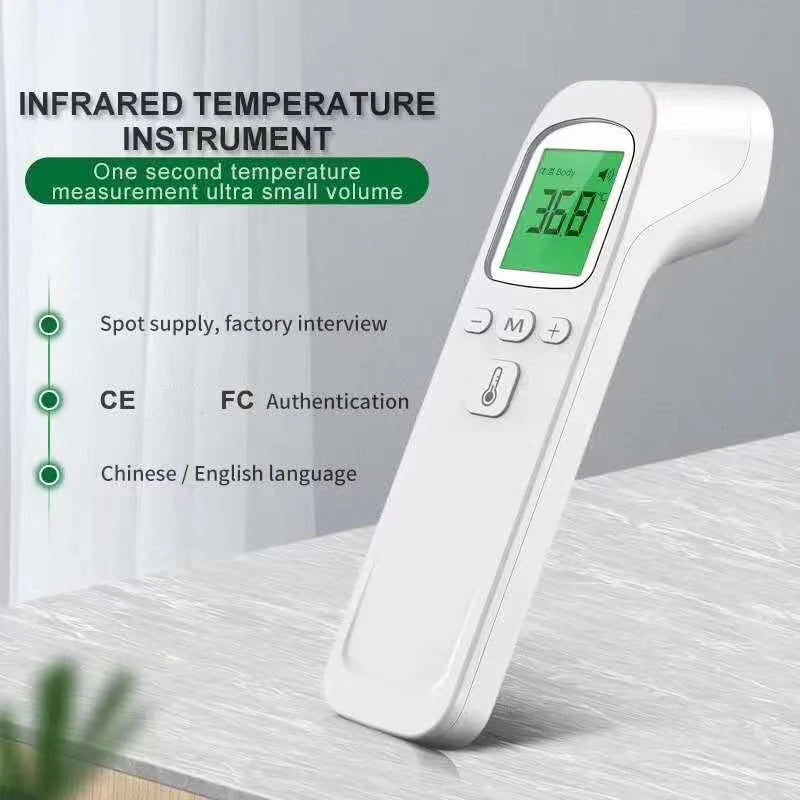Thermomètre Infrarouge Numérique Médical & Mesure Rapide de Température