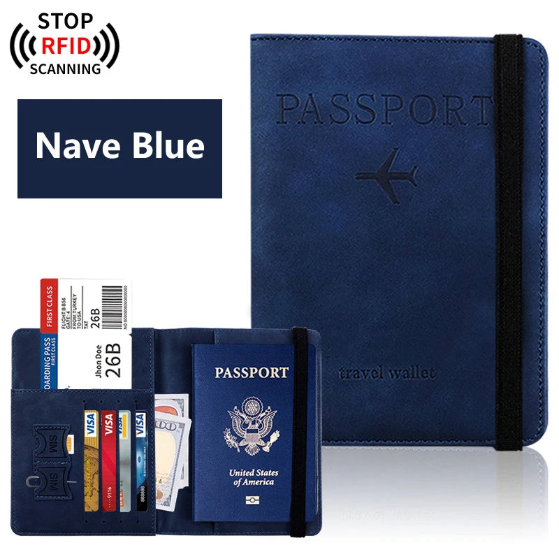 Étui de Voyage Multifonction Doté de la Technologie RFID pour Sécuriser vos Documents