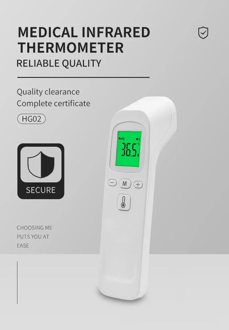Thermomètre Infrarouge Numérique Médical & Mesure Rapide de Température