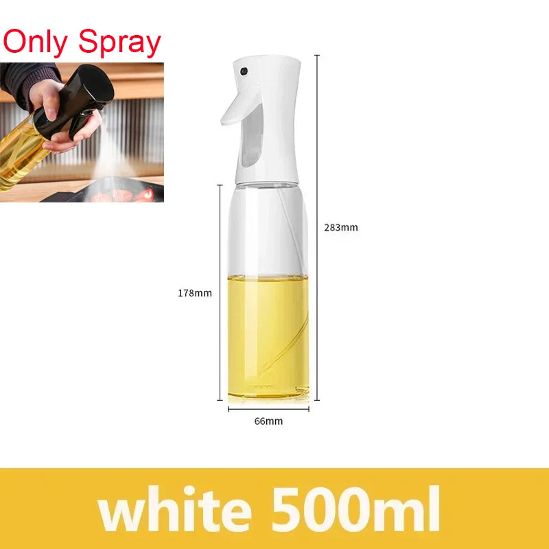Bouteille de Pulvérisation d'Huile 2 en 1 – Distributeur et Injecteur 500 ml