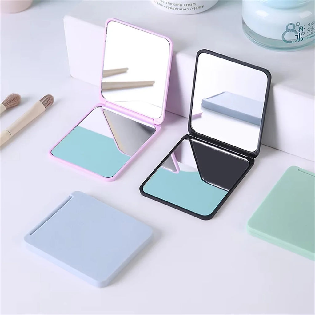 Miroir de Maquillage Pliable – Double Face, Portable Partout