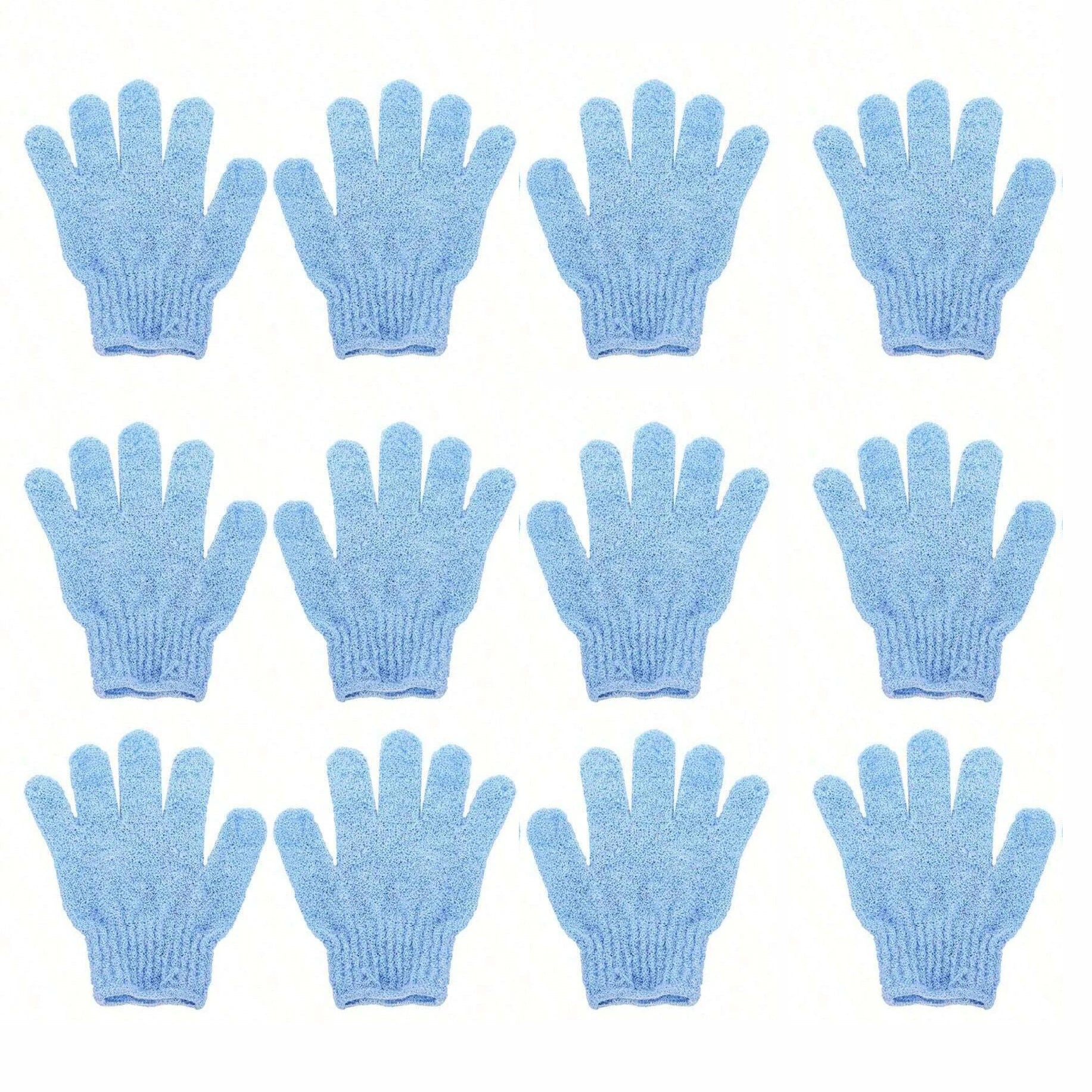Gants de Douche Exfoliants Réversibles – Gommage Corporel et Nettoyage du Dos, Accessoire de Bain Pratique