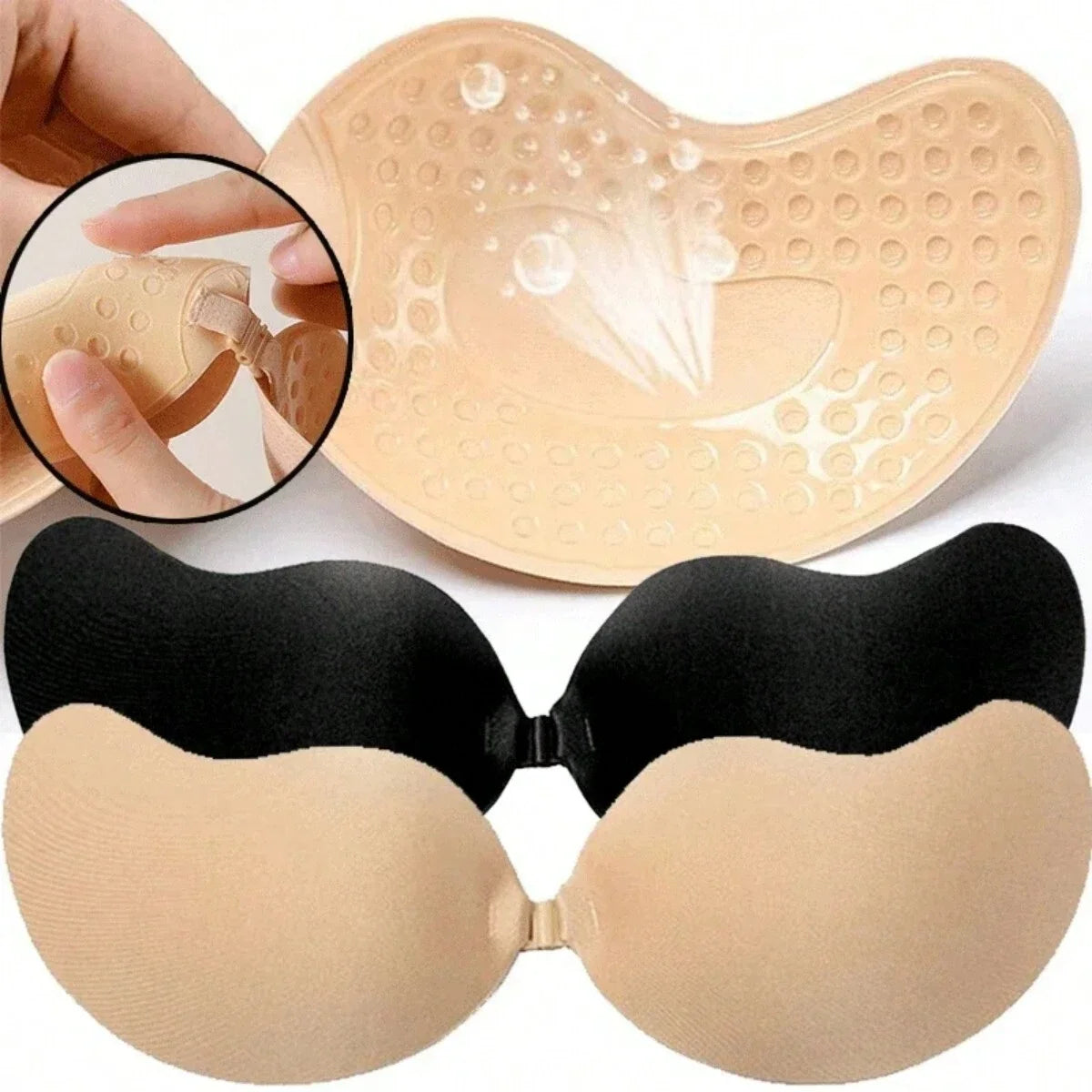 Nubra Invisible en Silicone – Patch de Poitrine pour Femmes