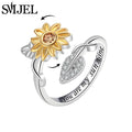 Bague Rotative Anti-Stress de Luxe –  Cristal, Tendance, Luxueux