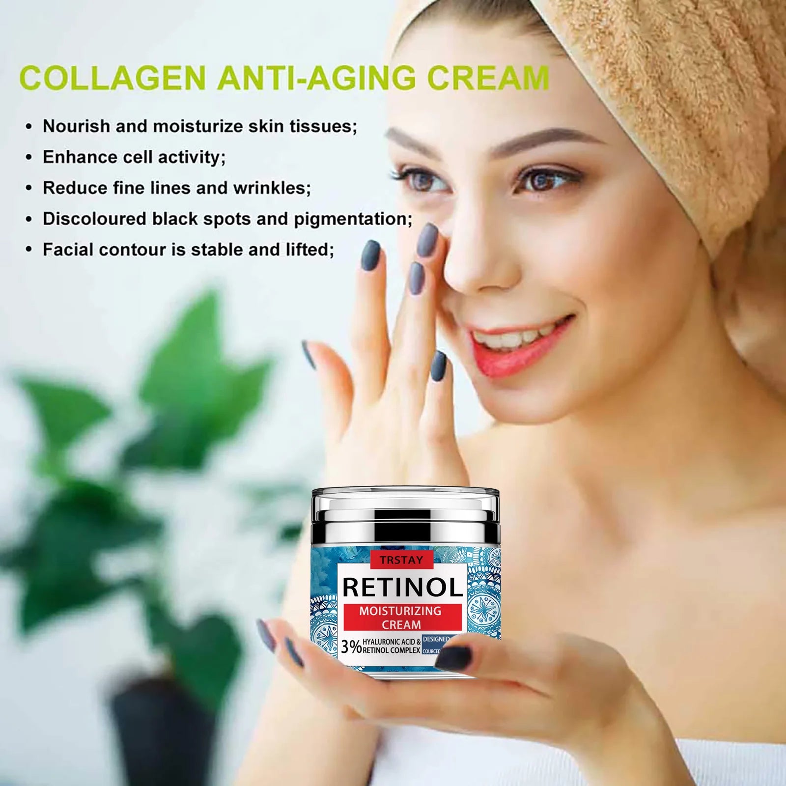 Crème Tonifiante Sakura à l’Acide Hyaluronique