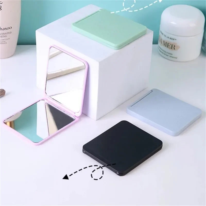 Miroir de Maquillage Pliable – Double Face, Portable Partout