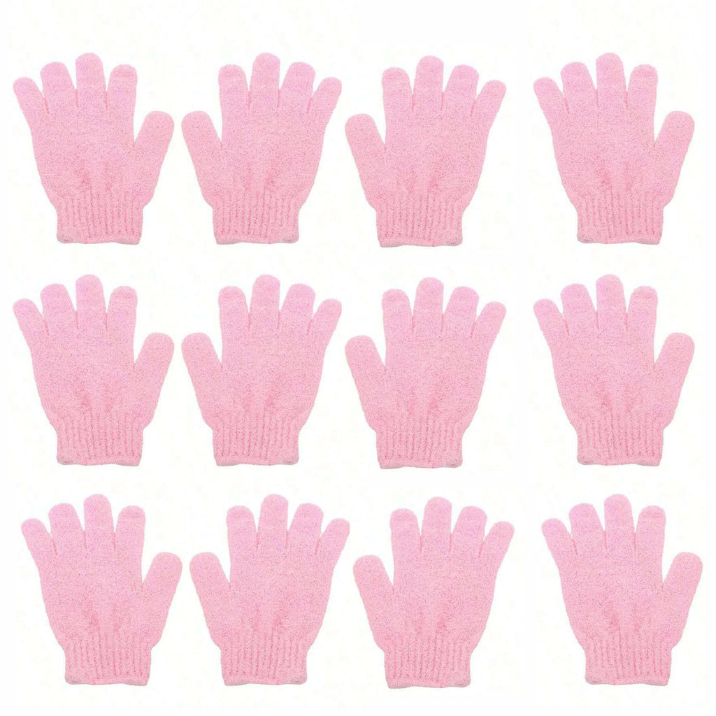 Gants de Douche Exfoliants Réversibles – Gommage Corporel et Nettoyage du Dos, Accessoire de Bain Pratique