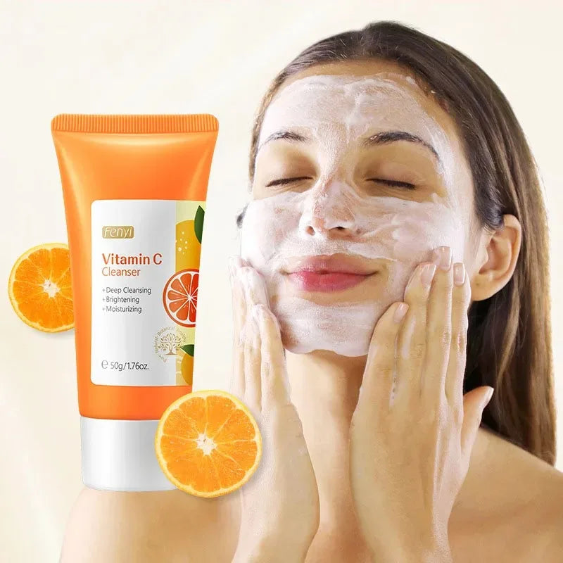 Nettoyant Visage à la Vitamine C – Nettoyage Profond & Teint Éclatant