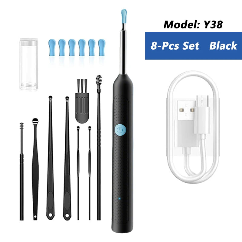 Nettoyeur Visuel de Cire d’Oreille avec Caméra – Kit de Soins Intelligent