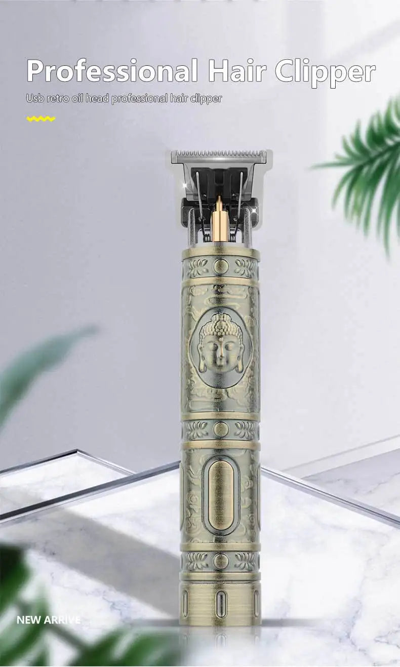 Tondeuse Cheveux Rétro T9 – Rasoir Electrique Professionnel pour Homme