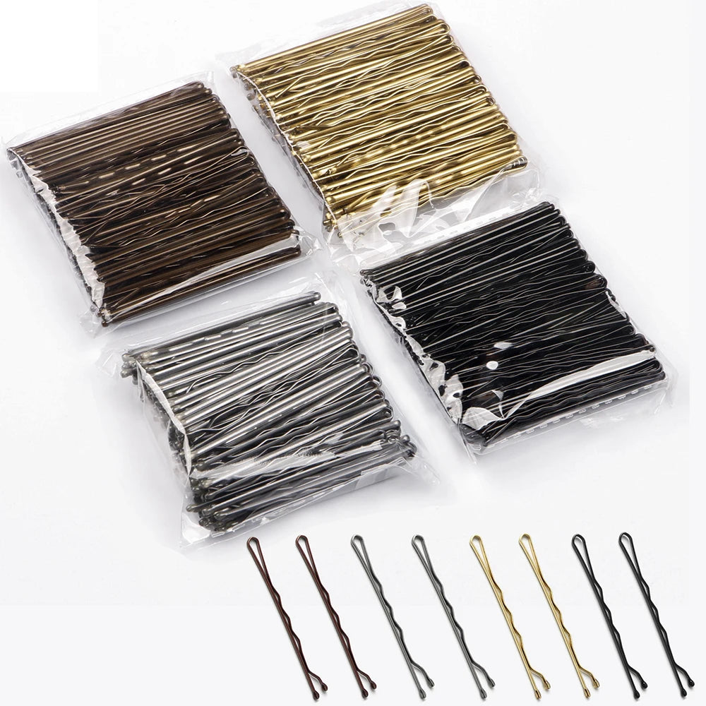 Épingles à Cheveux Solides pour Femmes – Lot de 50 pièces (5 cm)