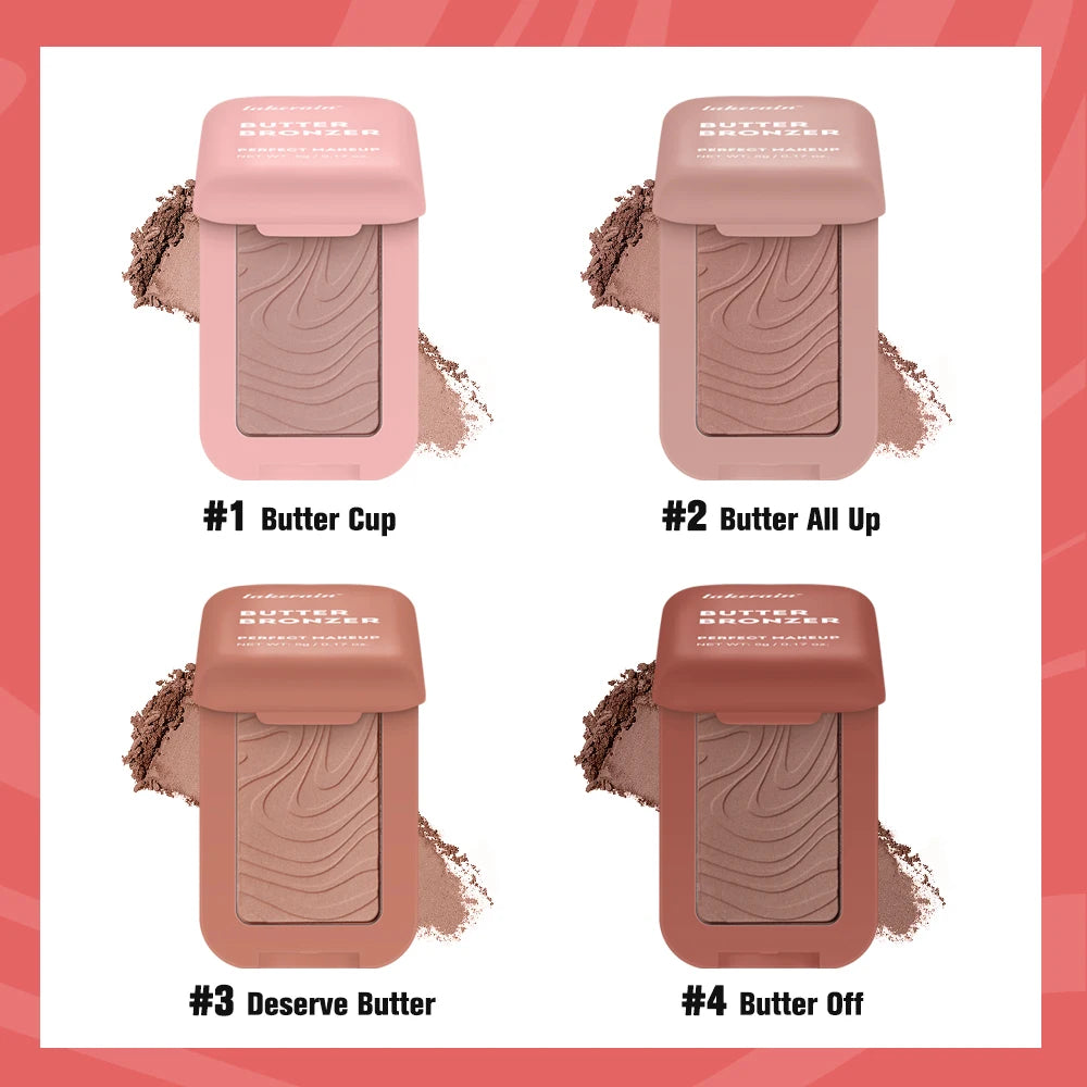 Bronzer & Highlighter Poudre – Contouring Effet Soleil Mat & Lumineux