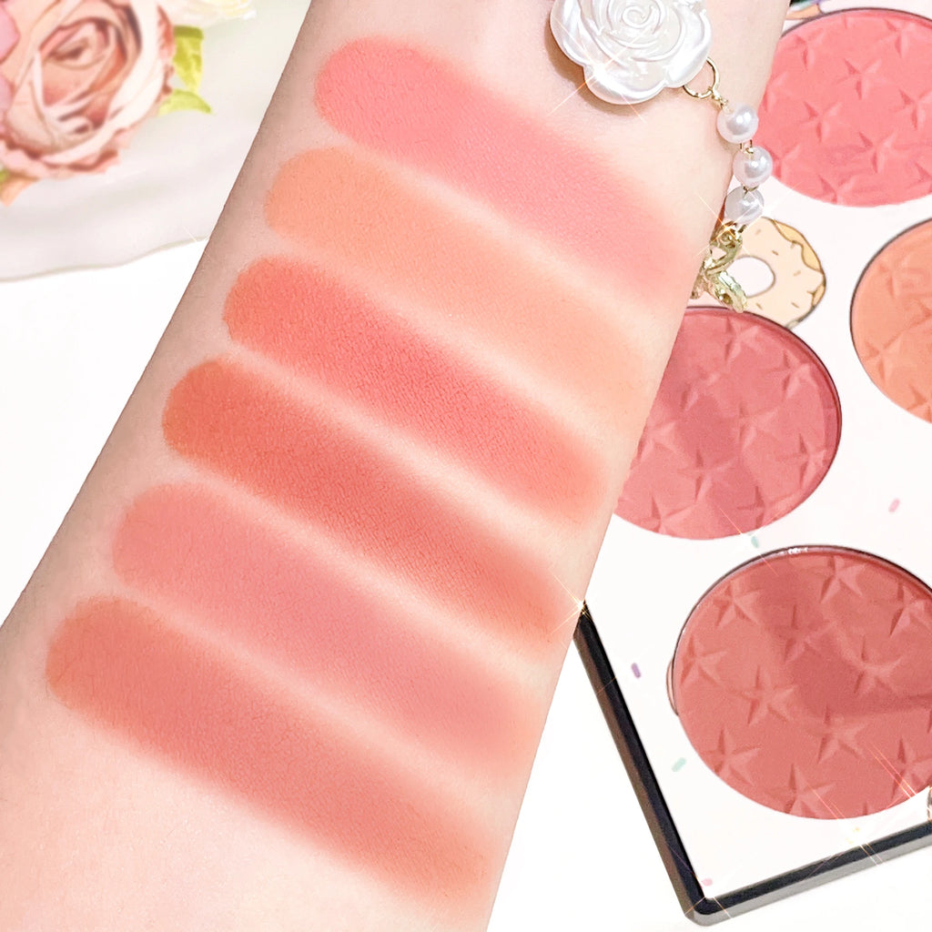 Palette de Blush – Effet Mat Naturel & Longue Tenue