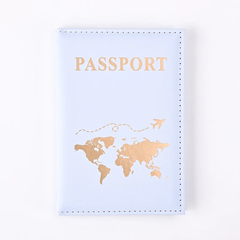 Housse de Protection pour Passeport en Cuir PU – Accessoire de Voyage Unisexe