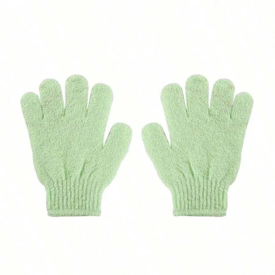 Gants de Douche Exfoliants Réversibles – Gommage Corporel et Nettoyage du Dos, Accessoire de Bain Pratique