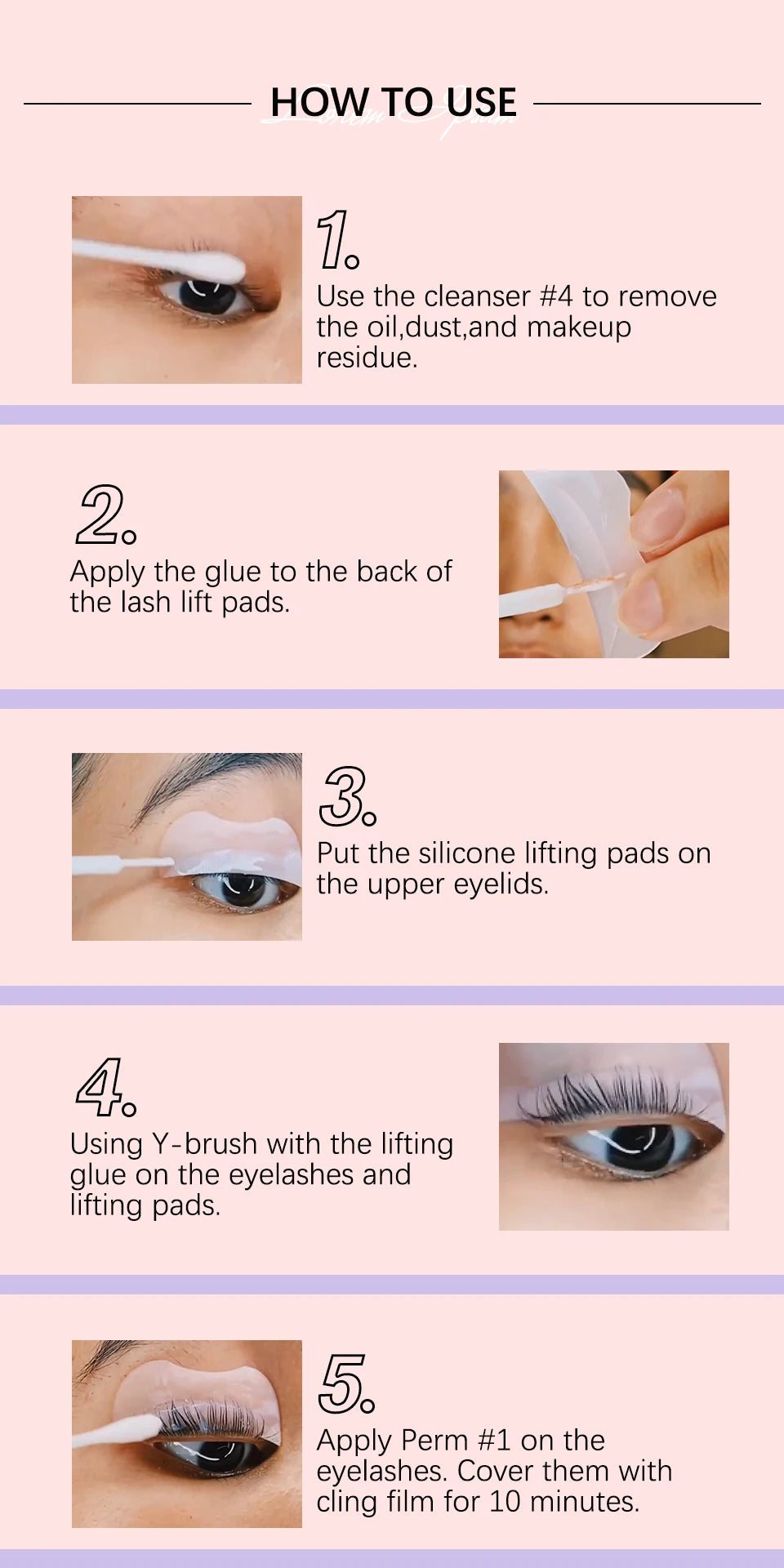 Kit Professionnel de Lifting des Cils – Permanente
